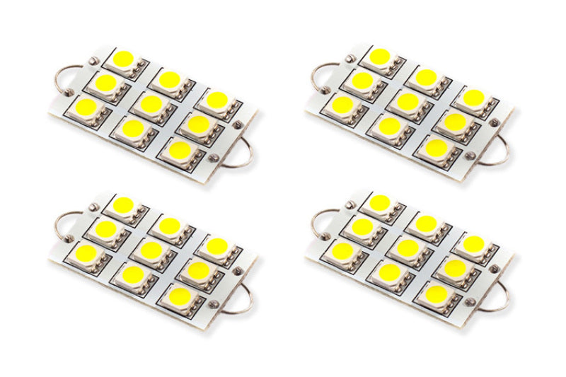 Diode Dynamics 44mm SML9 LED Bulb - Cool - White Set of 4-Bulbs-Grocery Getter Performance