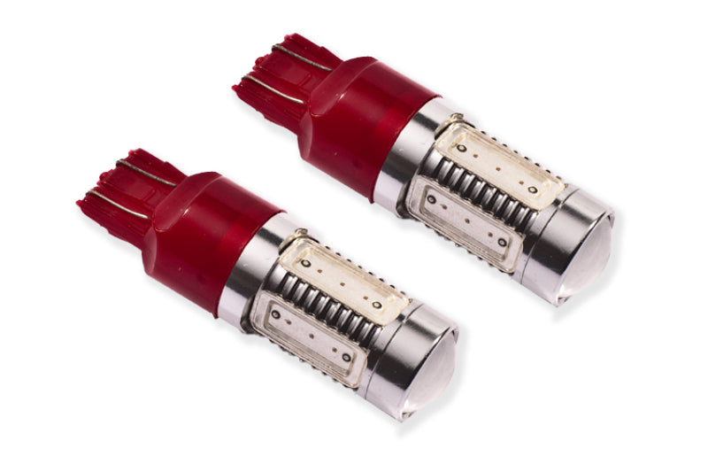 Diode Dynamics 7443 LED Bulb HP11 LED - Red (Pair)-Bulbs-Grocery Getter Performance