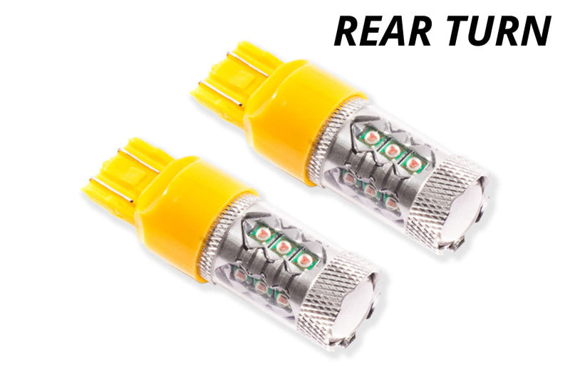 Diode Dynamics 7443 LED Bulb HP48 LED - Red (Pair)-Bulbs-Grocery Getter Performance