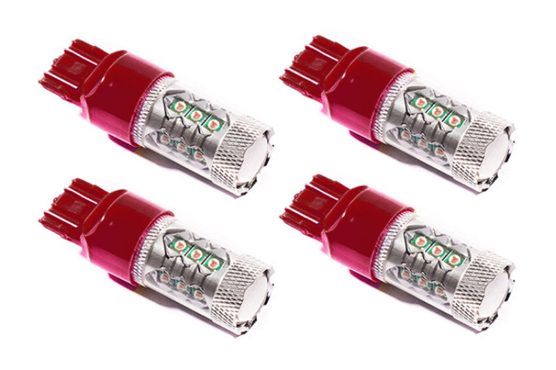 Diode Dynamics 7443 LED Bulb XP80 LED - Red Set of 4-Bulbs-Grocery Getter Performance