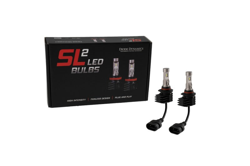 Diode Dynamics 9005/9011/H10 Yellow SL2 LED Bulbs (pair)-Bulbs-Grocery Getter Performance