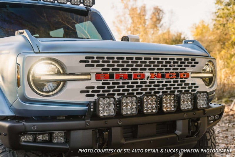 Diode Dynamics Bronco SS5 6-Pod CrossLink Grille Lightbar Kit Pro - White Combo-Light Bars & Cubes-Grocery Getter Performance