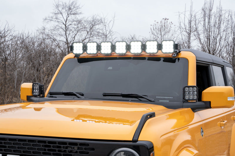 Diode Dynamics Bronco SS5 Sport CrossLink Windshield - Yellow Combo Lightbar Kit-Light Bars & Cubes-Grocery Getter Performance