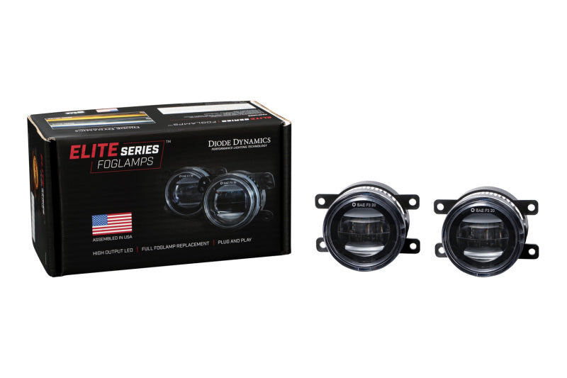 Diode Dynamics Elite Series Type A Fog Lamps - White (Pair)-Fog Lights-Grocery Getter Performance