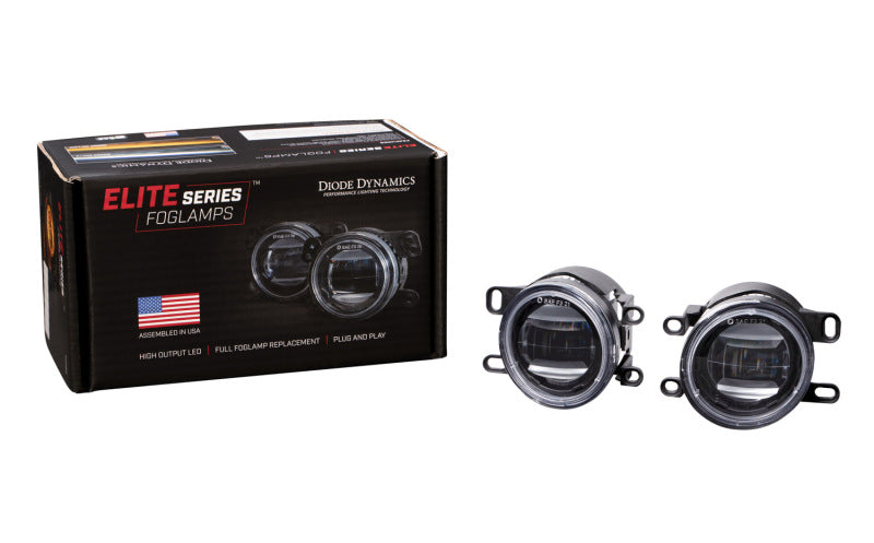 Diode Dynamics Elite Series Type CGX Fog Lamps - Yellow (Pair)-Fog Lights-Grocery Getter Performance