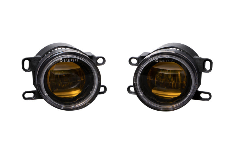 Diode Dynamics Elite Series Type CGX Fog Lamps - Yellow (Pair)-Fog Lights-Grocery Getter Performance