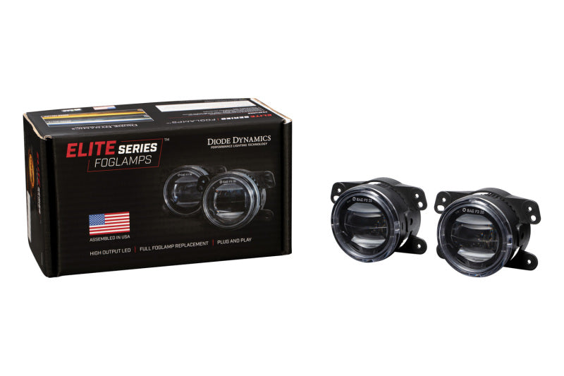 Diode Dynamics Elite Series Type M Fog Lamps - White (Pair)-Fog Lights-Grocery Getter Performance