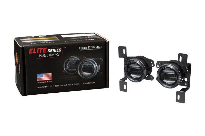 Diode Dynamics Elite Series Type MR Fog Lamps - Yellow (Pair)-Fog Lights-Grocery Getter Performance