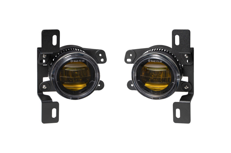Diode Dynamics Elite Series Type MR Fog Lamps - Yellow (Pair)-Fog Lights-Grocery Getter Performance