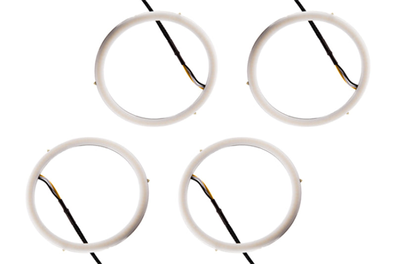 Diode Dynamics Halo Lights LED 110mm - Red Four-Bulbs-Grocery Getter Performance
