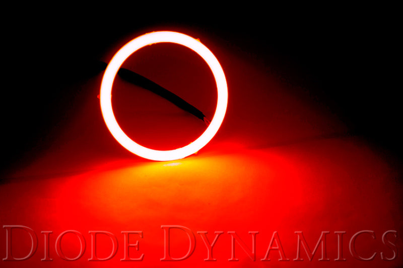 Diode Dynamics Halo Lights LED 130mm - Red (Pair)-Bulbs-Grocery Getter Performance