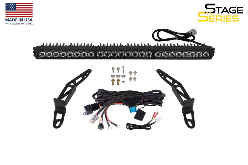 Diode Dynamics Jeep 2018 SS30 Bumper LED Kit Sport White Combo ABL-Light Bars & Cubes-Grocery Getter Performance
