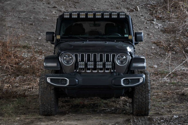 Diode Dynamics Jeep JL SS5 Sport CrossLink Windshield - White Combo Lightbar Kit-Light Bars & Cubes-Grocery Getter Performance