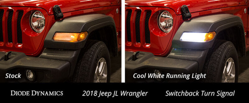 Diode Dynamics JL Wrangler Switchback Turn Signal Kit w Resistors-Bulbs-Grocery Getter Performance