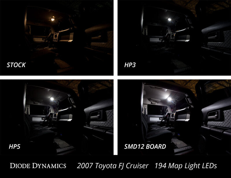 Diode Dynamics LED Board SMD12 Warm - White (Pair)-Bulbs-Grocery Getter Performance