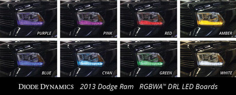 Diode Dynamics Ram RGBWA DRL LED Boards 13-16 Dodge-Light Accessories and Wiring-Grocery Getter Performance