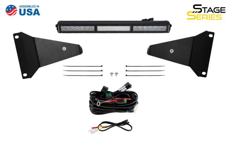 Diode Dynamics SS18 Stealth Bracket Kit for 2019-Present Ram-Light Mounts-Grocery Getter Performance