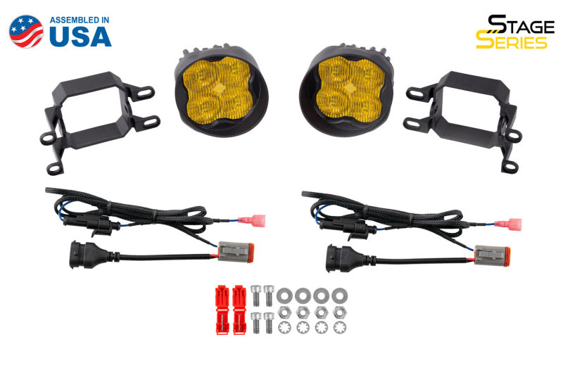 Diode Dynamics SS3 Max Type B Kit ABL - White SAE Fog-Light Bars & Cubes-Grocery Getter Performance