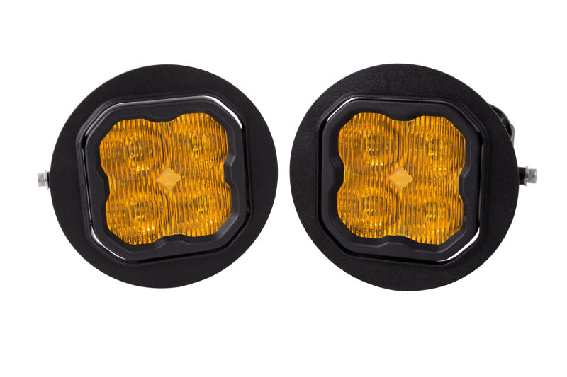 Diode Dynamics SS3 Max Type FT Kit ABL - Yellow SAE Fog-Light Bars & Cubes-Grocery Getter Performance