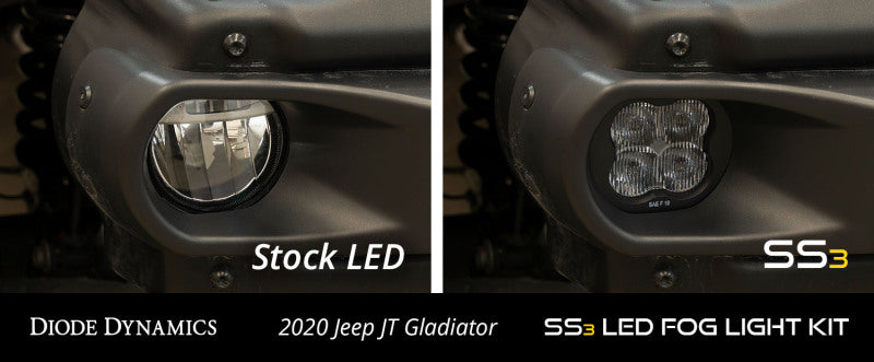 Diode Dynamics SS3 Max Type MR Kit ABL - Yellow SAE Fog-Light Bars & Cubes-Grocery Getter Performance