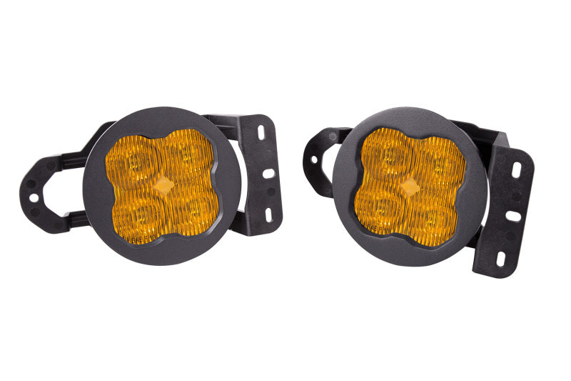 Diode Dynamics SS3 Max Type MS Kit ABL - Yellow SAE Fog-Light Bars & Cubes-Grocery Getter Performance