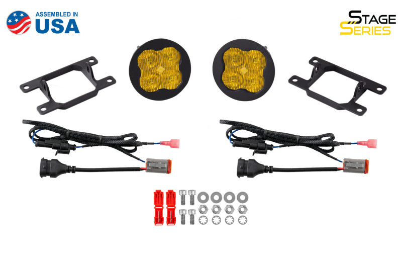 Diode Dynamics SS3 Pro Type A Kit ABL - White SAE Fog-Light Bars & Cubes-Grocery Getter Performance