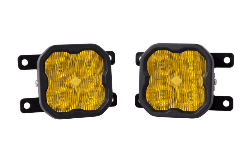 Diode Dynamics SS3 Pro Type AS Kit ABL - Yellow SAE Fog-Light Bars & Cubes-Grocery Getter Performance