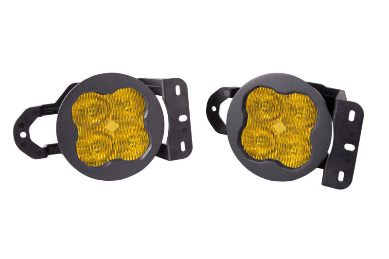 Diode Dynamics SS3 Pro Type MS Kit ABL - Yellow SAE Fog-Light Bars & Cubes-Grocery Getter Performance