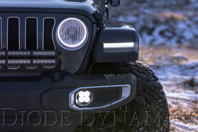 Diode Dynamics SS3 Sport Type MR Kit ABL - White SAE Fog-Light Bars & Cubes-Grocery Getter Performance