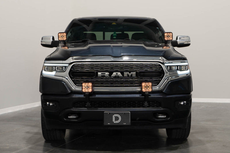 Diode Dynamics SS5 Bumper LED Pod Light Kit for 2019-Present Ram - Pro White Driving-Light Bars & Cubes-Grocery Getter Performance