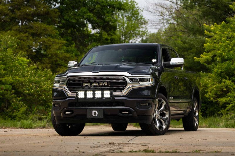 Diode Dynamics SS5 Grille CrossLink Lightbar Kit for 2019-Present Ram - Yellow Pro Combo-Light Bars & Cubes-Grocery Getter Performance