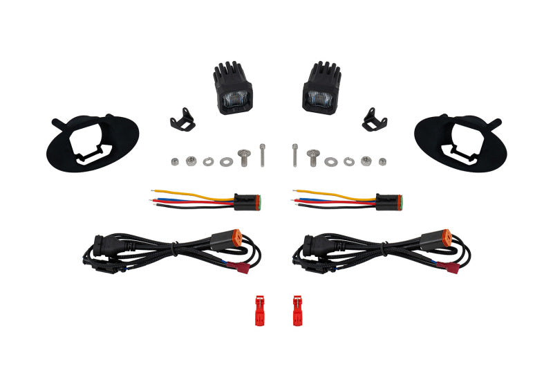 Diode Dynamics SSC1 Type MZ LED Fog Light Kit White SAE Fog-Fog Lights-Grocery Getter Performance