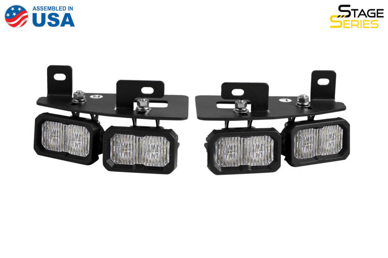 Diode Dynamics SSC2 LED Fog Pocket Kit for 2019-Present Ram - White Sport-Fog Lights-Grocery Getter Performance