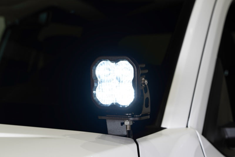 Diode Dynamics Stage Series 2in LED Ditch Light Kit for 2024+ Toyota Tacoma- Sport White Combo-Light Accessories and Wiring-Grocery Getter Performance