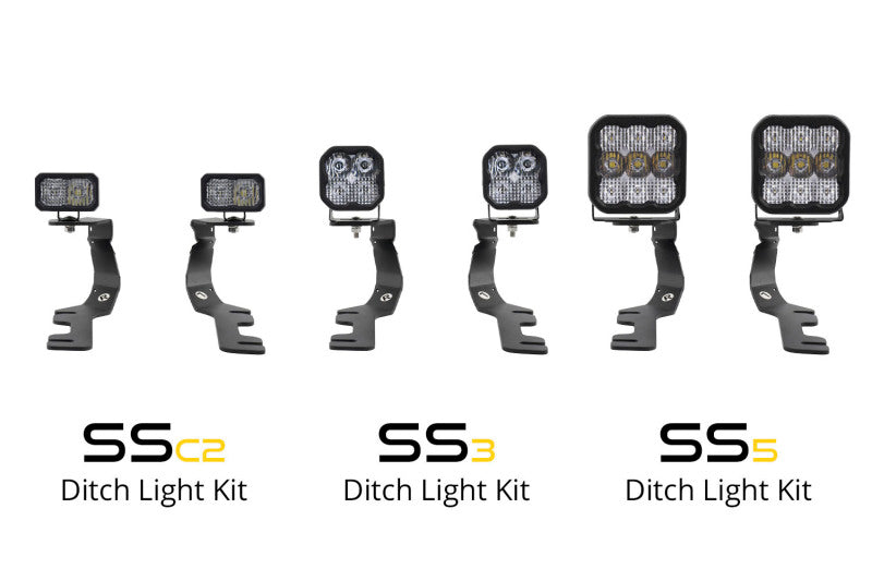 Diode Dynamics Stage Series Ditch Light Kit for 2019-Present Ram C2 - Pro White Combo-Light Bars & Cubes-Grocery Getter Performance