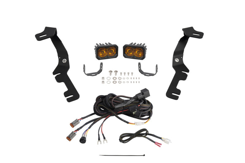 Diode Dynamics Stage Series Ditch Light Kit for 2019-Present Ram C2 - Sport Yellow Combo-Light Bars & Cubes-Grocery Getter Performance