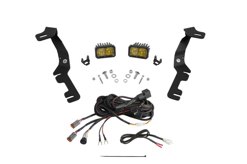 Diode Dynamics Stage Series Ditch Light Kit for 2019-Present Ram C2 - Sport Yellow Combo-Light Bars & Cubes-Grocery Getter Performance