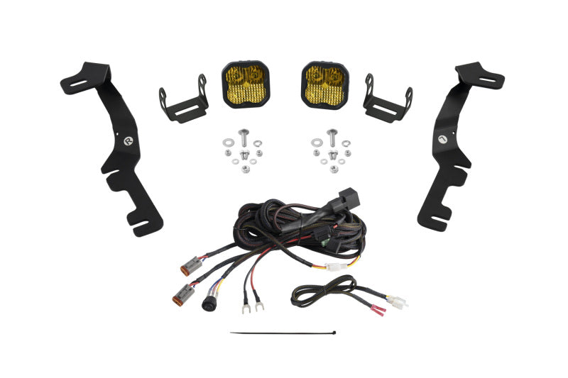Diode Dynamics Stage Series Ditch Light Kit for 2019-Present Ram SS3 - Yellow Pro Combo-Light Bars & Cubes-Grocery Getter Performance