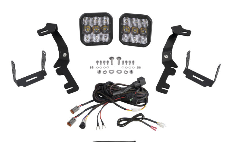 Diode Dynamics Stage Series Ditch Light Kit for 2019-Present Ram SS5 - Pro White Combo-Light Bars & Cubes-Grocery Getter Performance