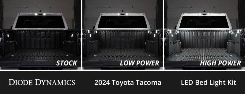 Diode Dynamics Stage Series LED Bed Light Kit for Toyota Tacoma- White Diffused-Light Accessories and Wiring-Grocery Getter Performance