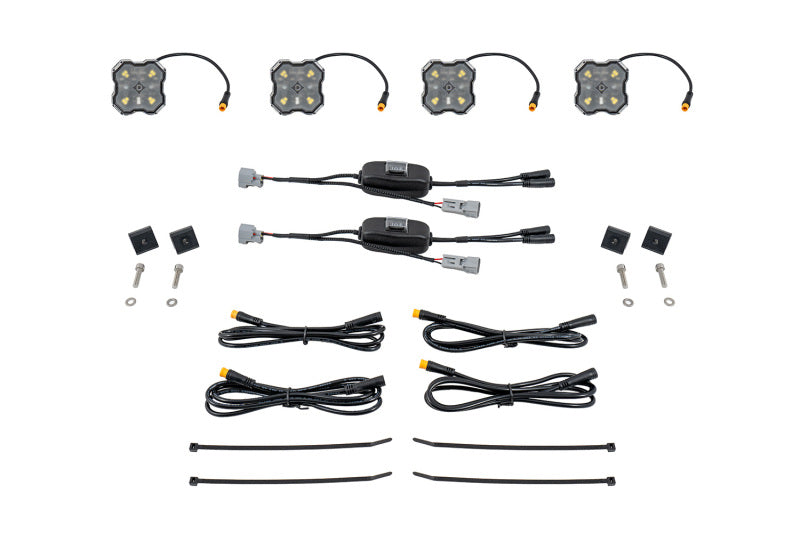 Diode Dynamics Stage Series LED Bed Light Kit for Toyota Tacoma- White Diffused-Light Accessories and Wiring-Grocery Getter Performance