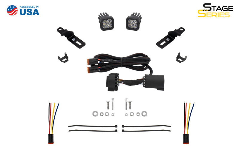 Diode Dynamics Stage Series Reverse Light Kit for 2019-Present Ram C2 Pro-Light Accessories and Wiring-Grocery Getter Performance
