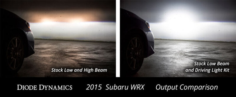 Diode Dynamics WRX 2015 SS6 LED Kit - Amber Driving-Light Bars & Cubes-Grocery Getter Performance