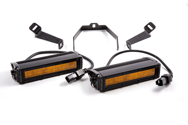 Diode Dynamics WRX 2015 SS6 LED Kit - Amber Driving-Light Bars & Cubes-Grocery Getter Performance