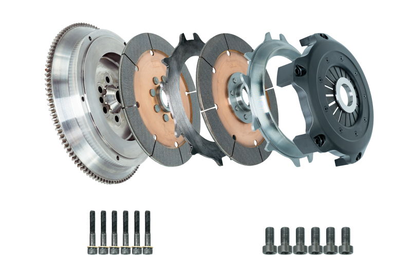 DKM Clutch 11-13 BMW 135i 215mm Ceramic Twin Disc MRX Clutch Kit w/Flywheel (850 ft/lbs Torque)-Clutch Kits - Multi-Grocery Getter Performance