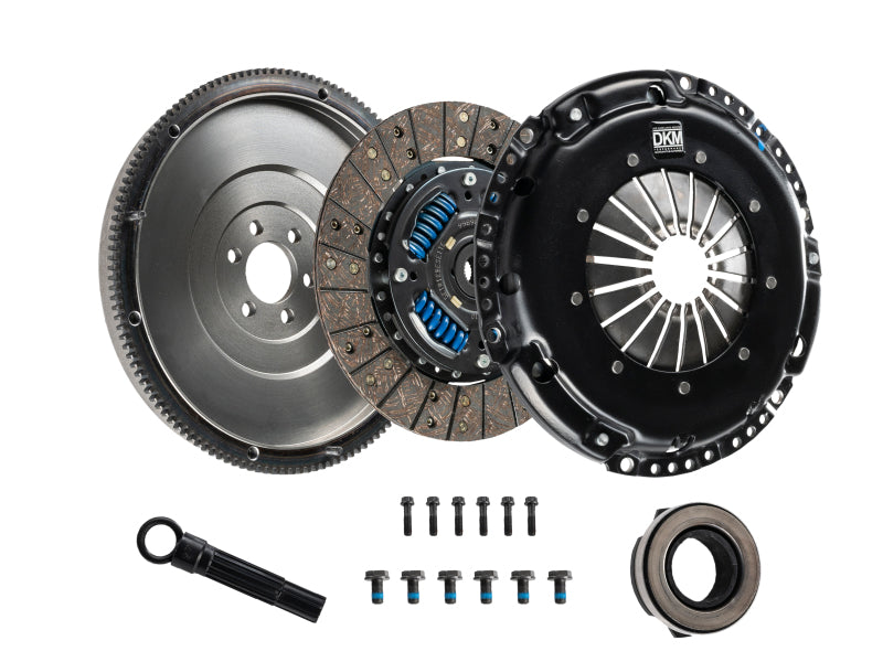DKM Clutch 2.0 VW/Audi A3 TSI 8 Bolt Sprung Organic MB Clutch w/Steel Flywheel (440 ft/lbs Torque)-Clutch Kits - Single-Grocery Getter Performance