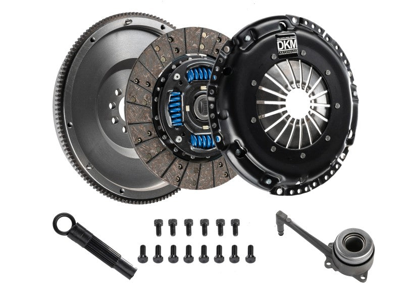 DKM Clutch 2.0 VW/Audi A3 TSI 8 Bolt Sprung Organic MB Clutch w/Steel Flywheel (440 ft/lbs Torque)-Clutch Kits - Single-Grocery Getter Performance
