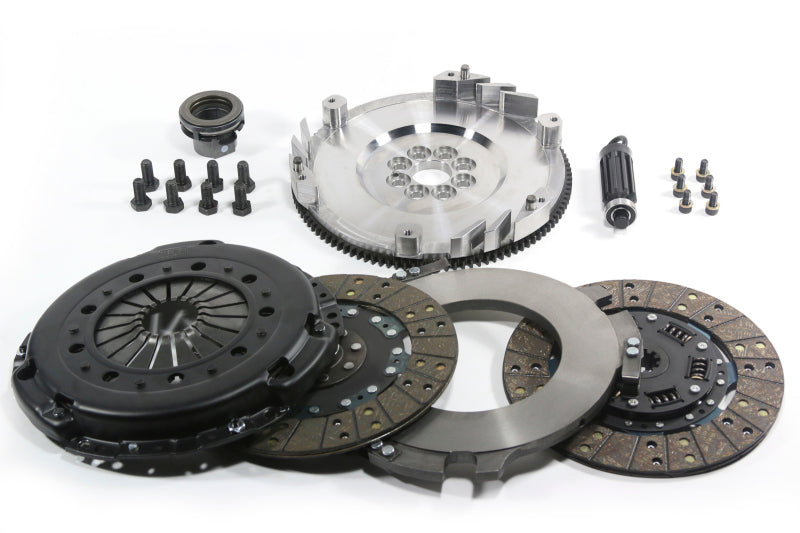 DKM Clutch BMW E46 M3 MS Twin Disc Clutch Kit w/Steel Flywheel (660 ft/lbs Torque)-Clutch Kits - Multi-Grocery Getter Performance