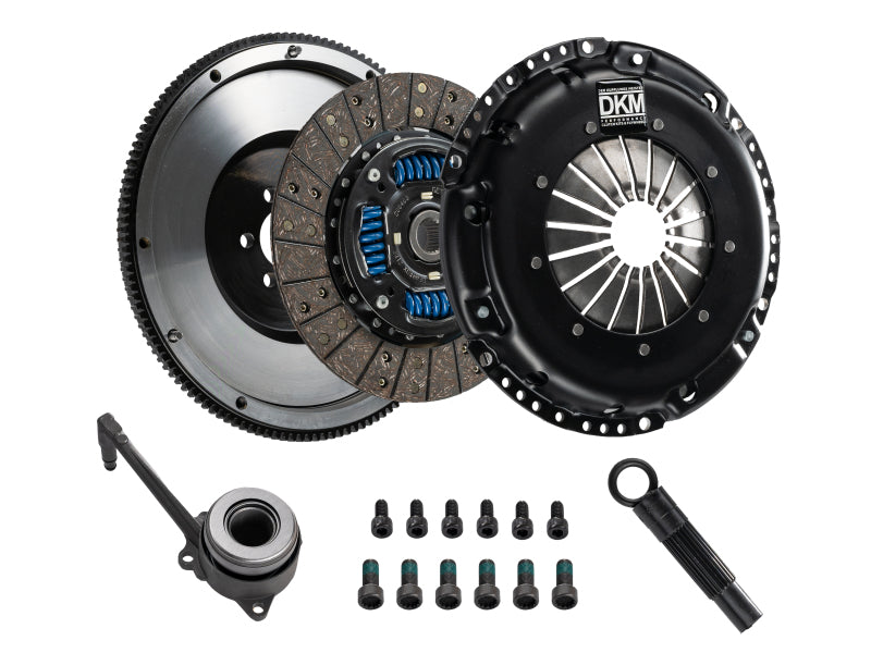 DKM Clutch VW GLI 1.8T 6-Spd Sprung Organic MB Clutch Kit w/Steel Flywheel (440 ft/lbs Torque)-Clutch Kits - Single-Grocery Getter Performance