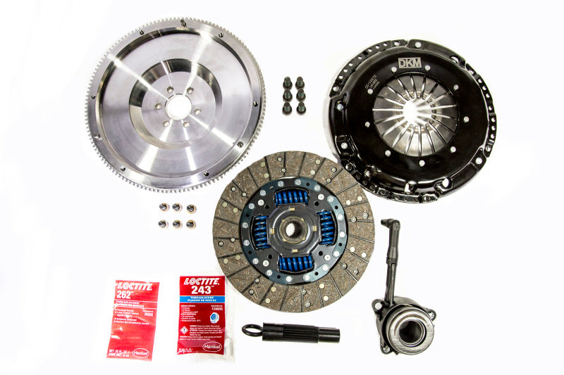 DKM Clutch VW GLI 1.8T 6-Spd Sprung Organic MB Clutch Kit w/Steel Flywheel (440 ft/lbs Torque)-Clutch Kits - Single-Grocery Getter Performance